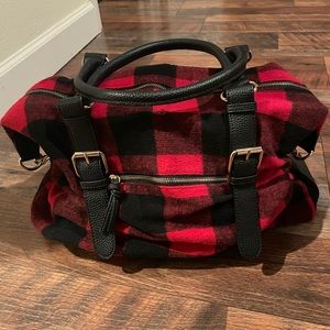 Maurice Buffalo Plaid Tote